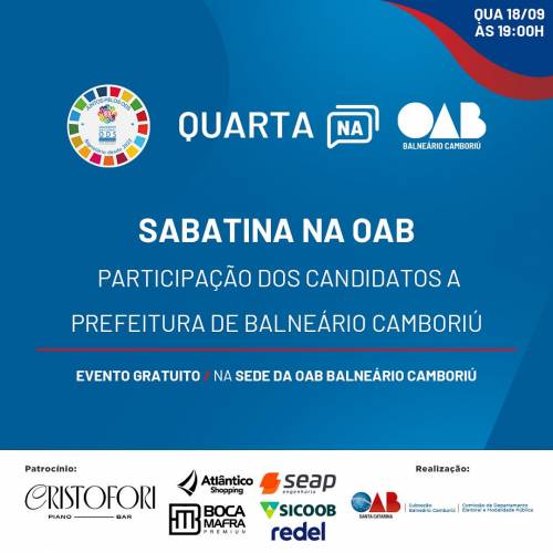 Quarta Na Oab Sabatina