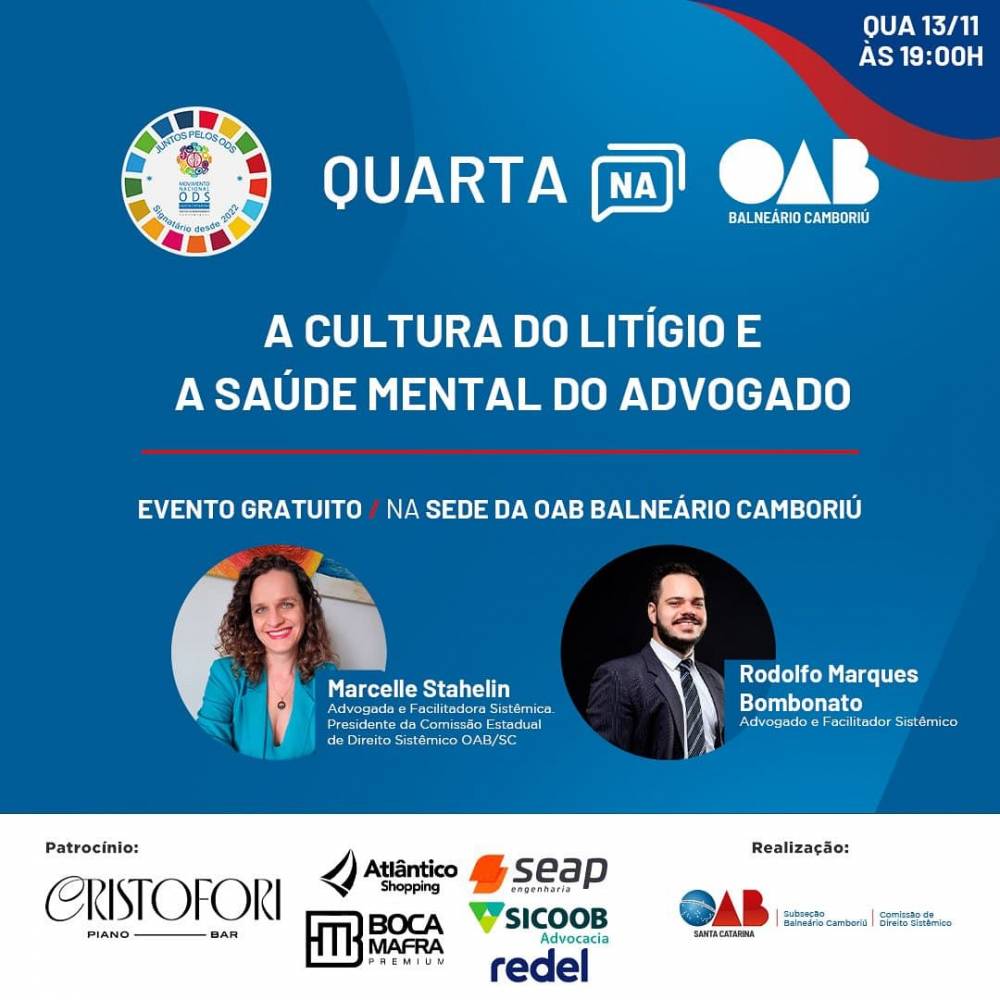 A Cultura Do Litigio E A Saude Mental Do Advogado