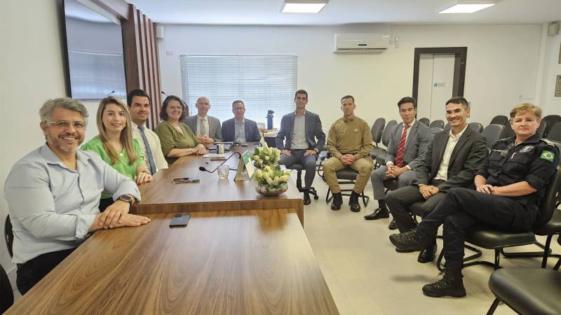 Reunião Com As Forças De Segurança Do Municípios