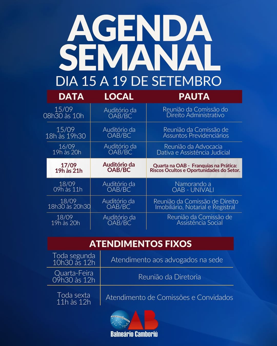 Agenda 20250915