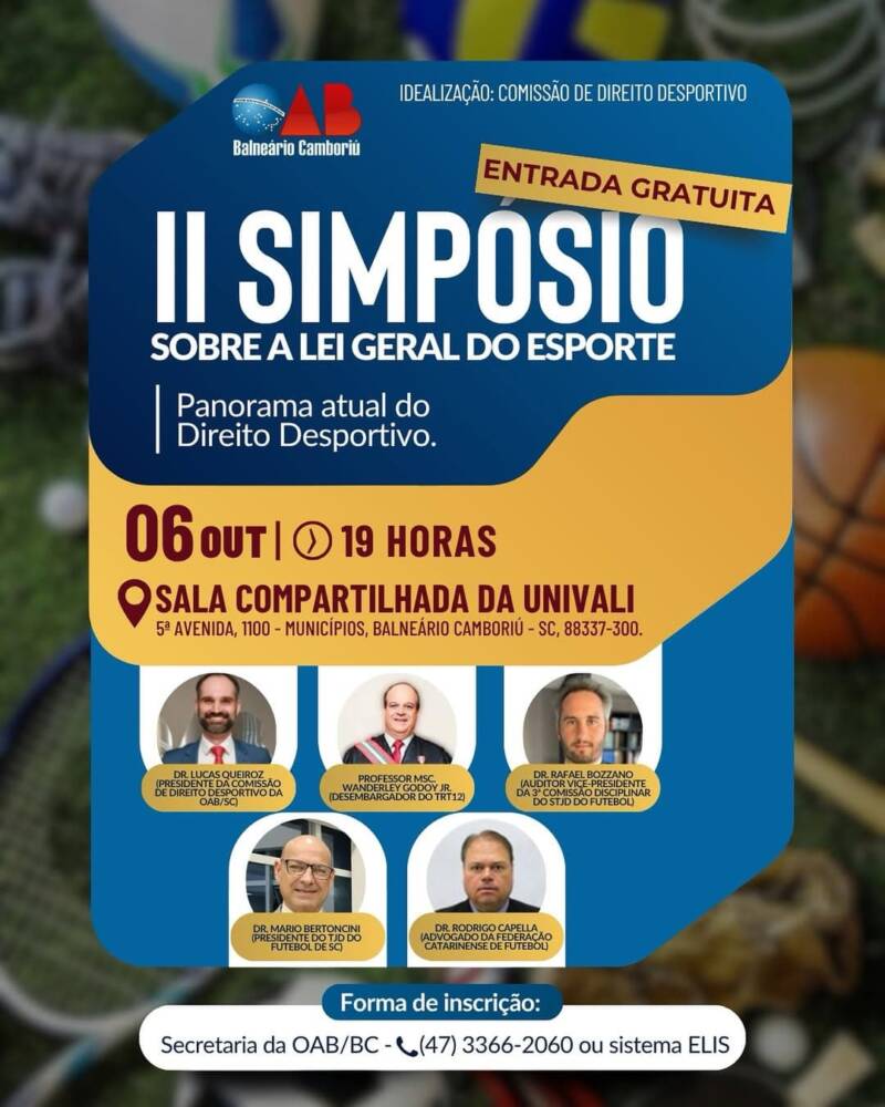 Simposio Lei Esporte