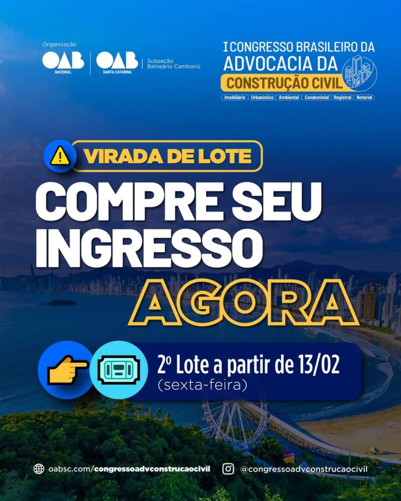 1 Congresso Brasileiro Da Advocacia Da Construção Civil